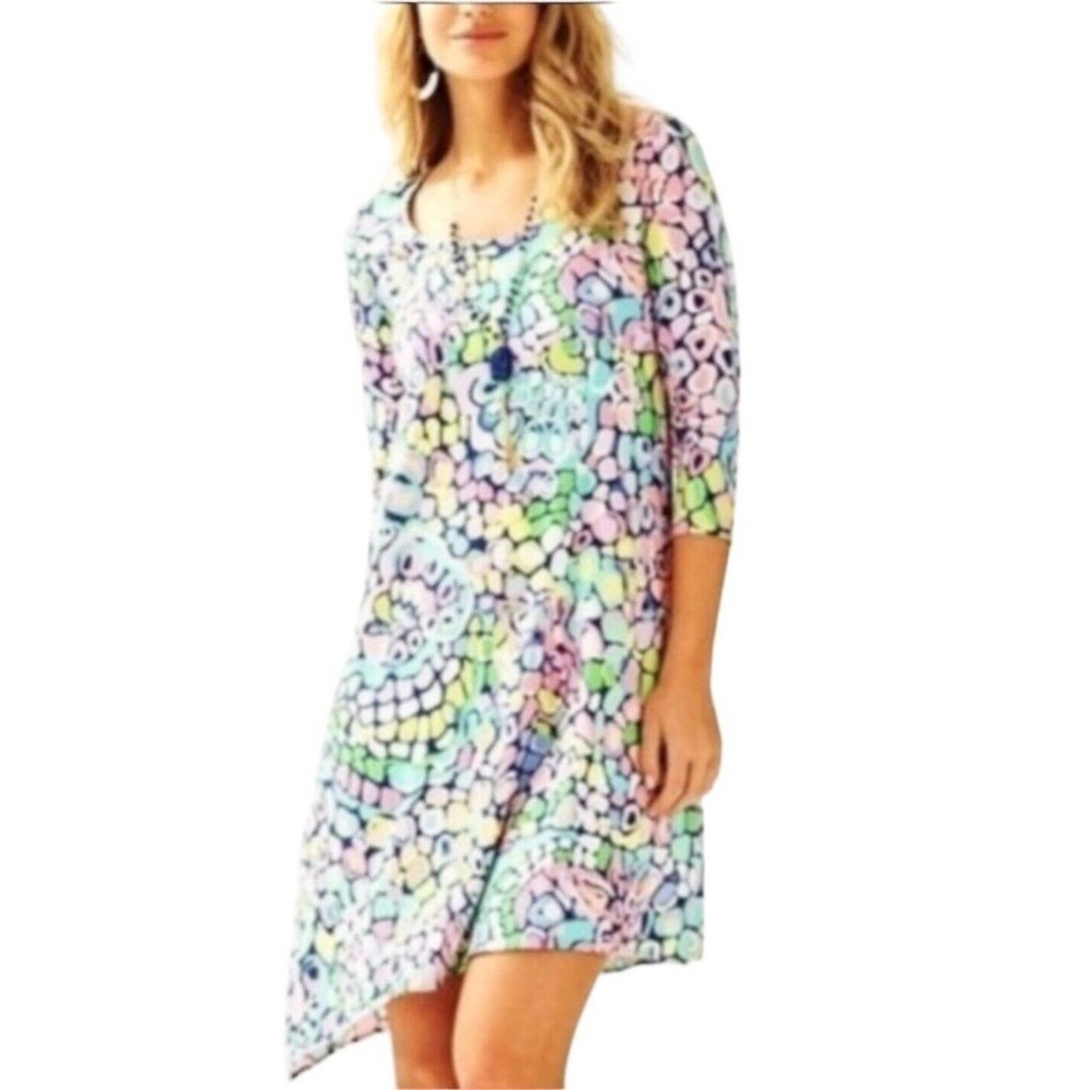 Lilly Pulitzer Ariana Asymmetric Dress Womens Size Small Gypsy Jungle NWT $168